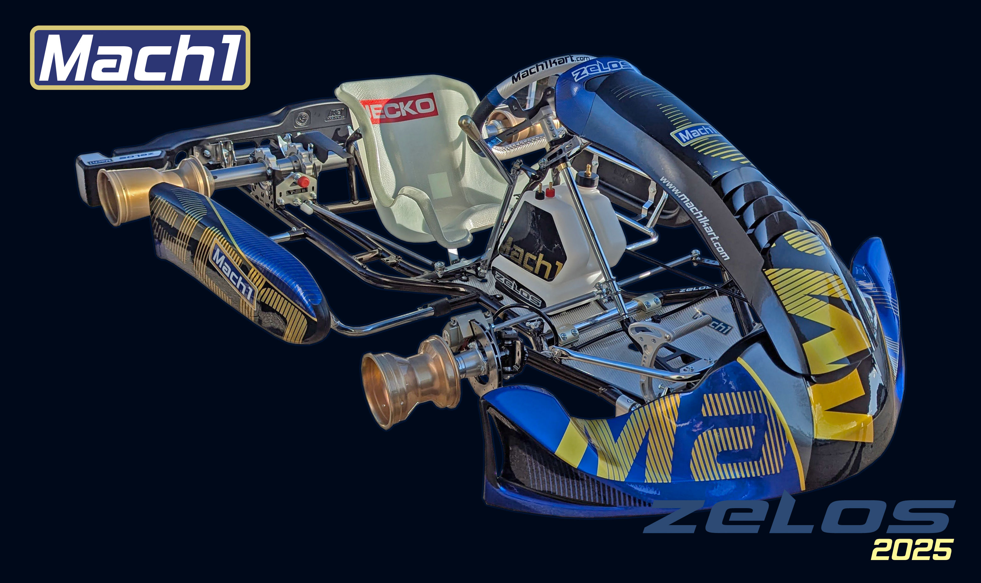 Kart  Mach1 Zelos G B04 (GTC, 40mm-Achse, 4-Takt-Motoren)