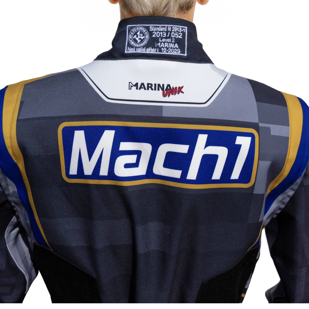 Mach1 UNIK Fahreranzug 2026 – FIA Level 2 | Voll personalisierbar Größe: 64
