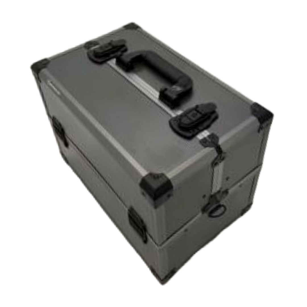 Aluminium-Werkzeugbox mit Kunststoff-Einlage