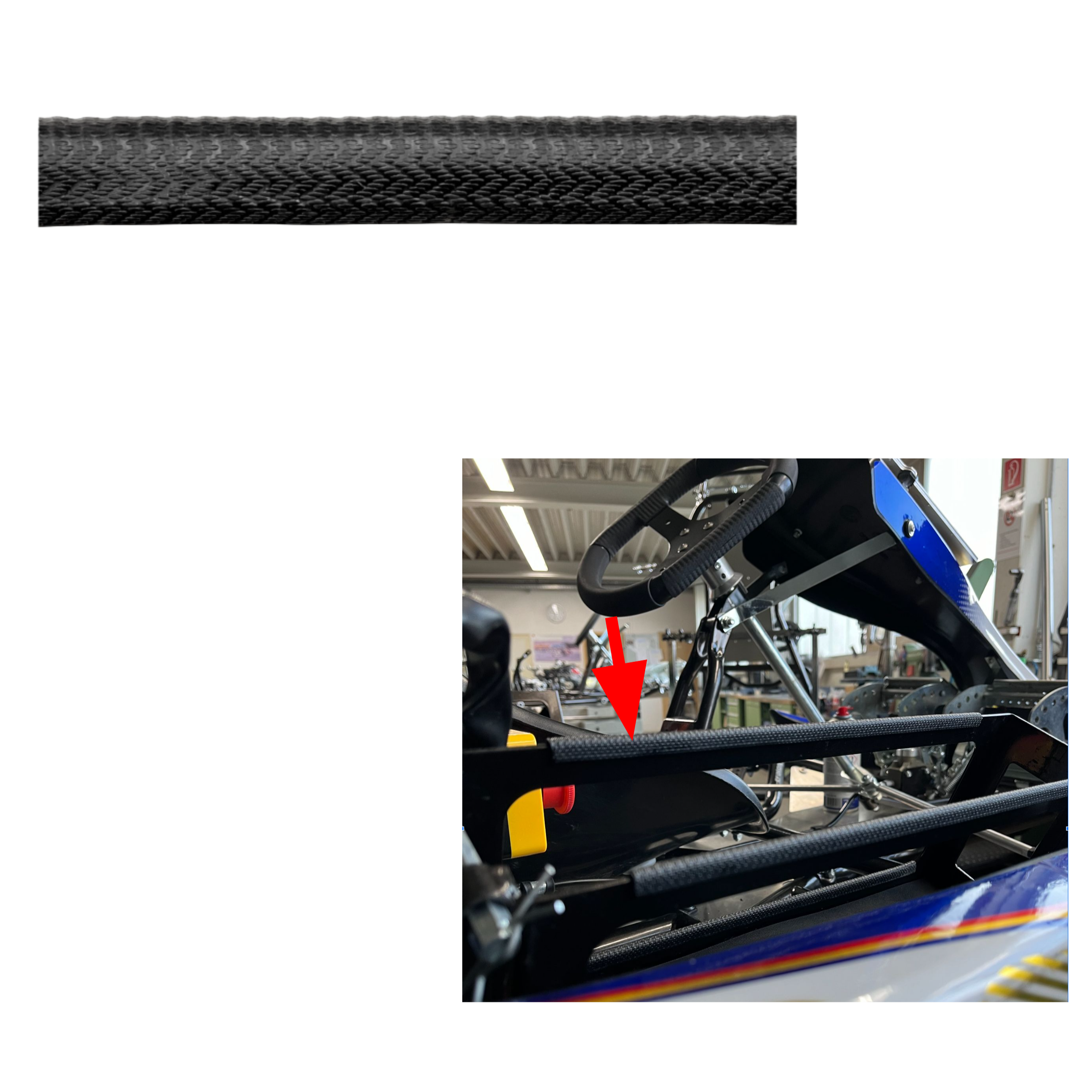 Kantenschutzprofil PVC 1-2 mm (1m)