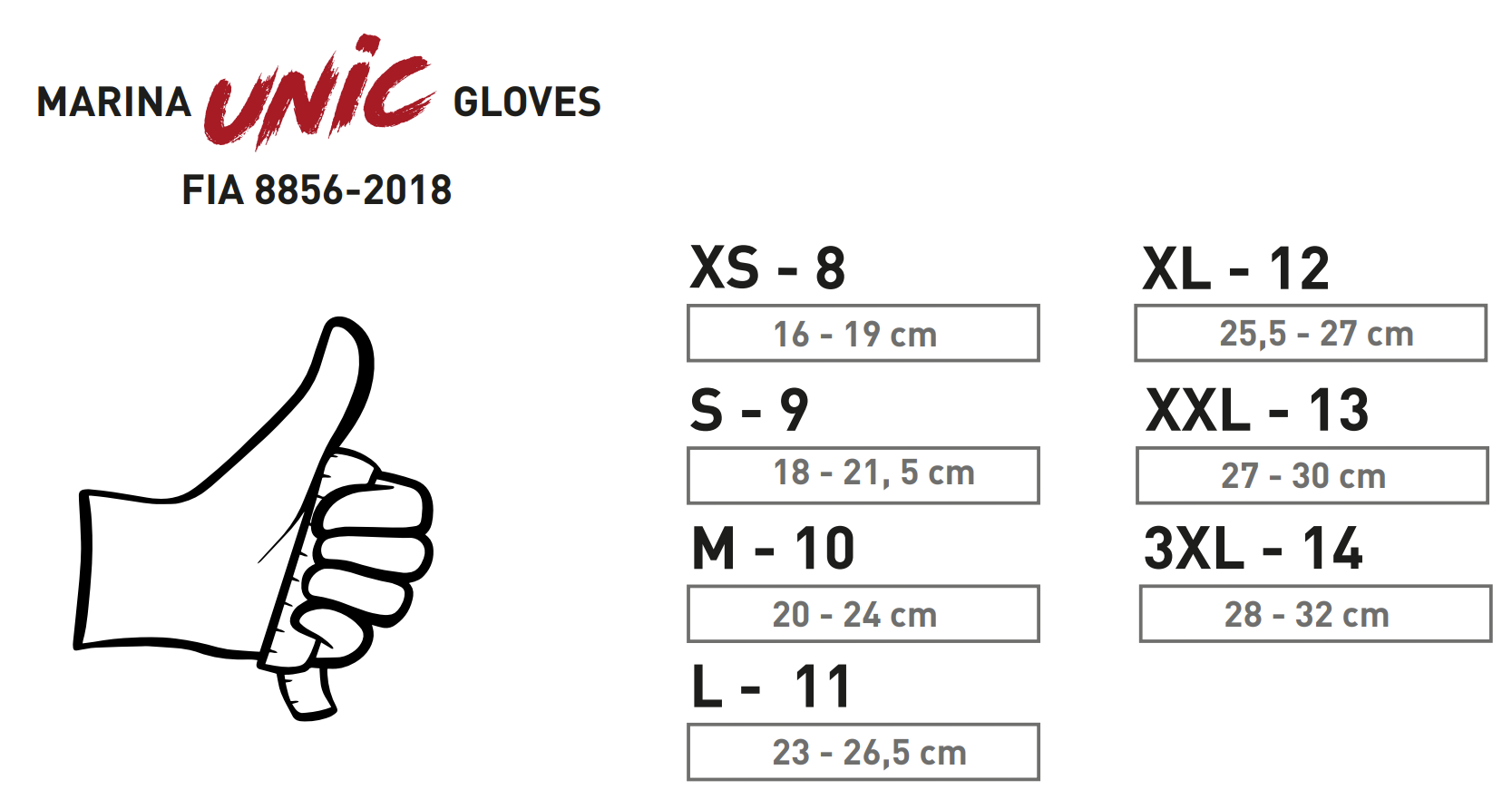 Mach1 Unik Fahrerhandschuhe 2026 Gr. 9 S