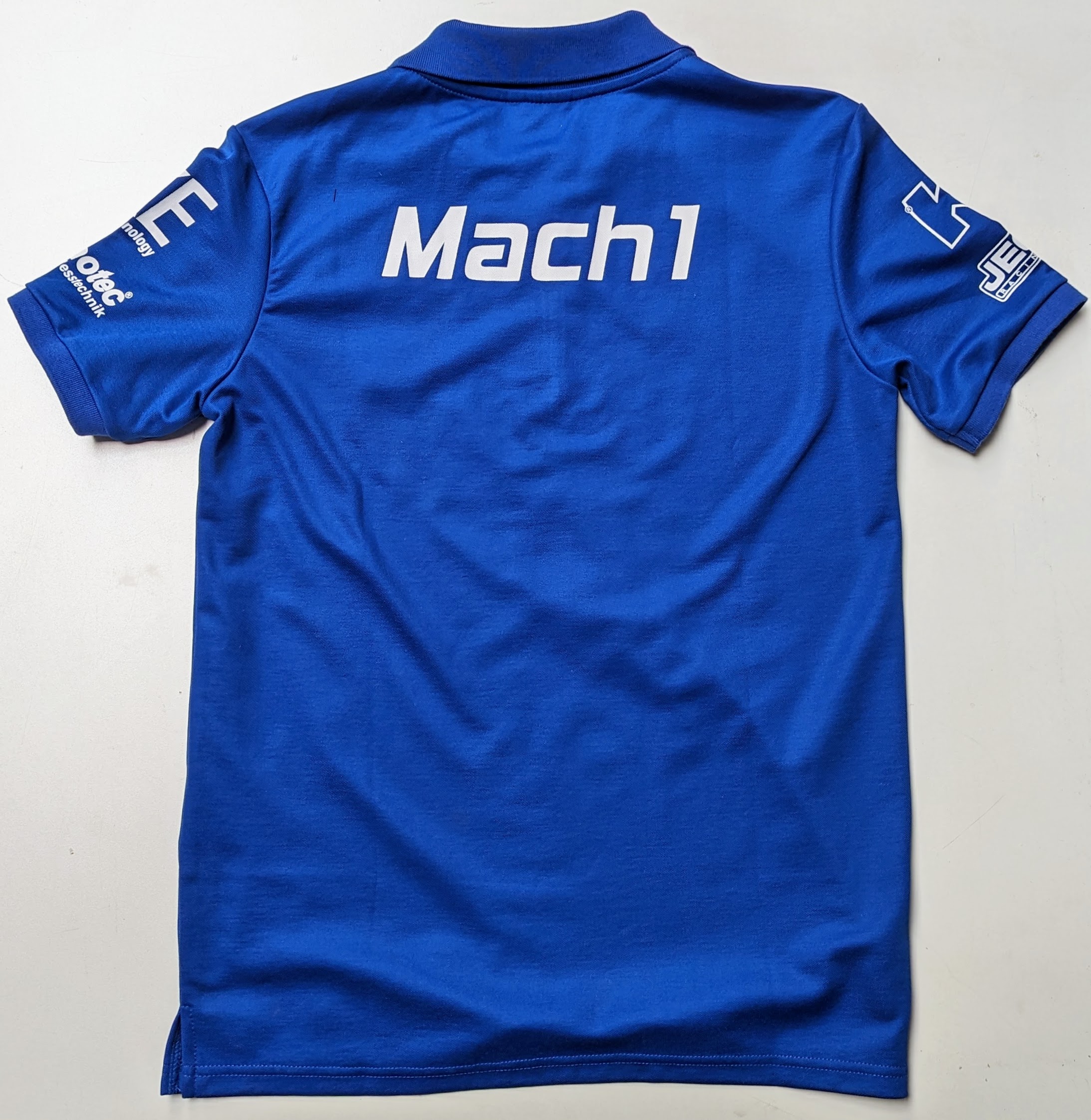 Polo-Shirt Mach1 blau Gr. S