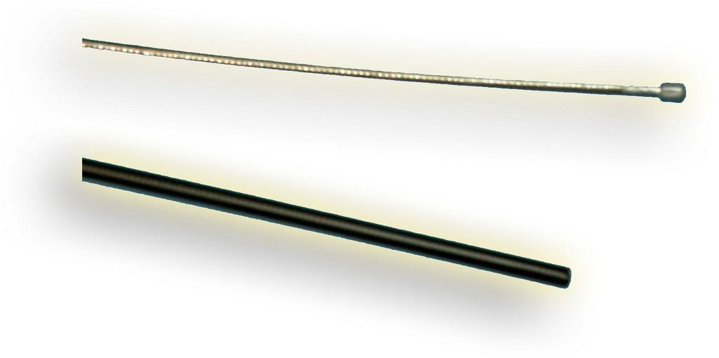 Bremszug ø2,5x1800 mit Hülle ø3,5x1080, mech. Bremse