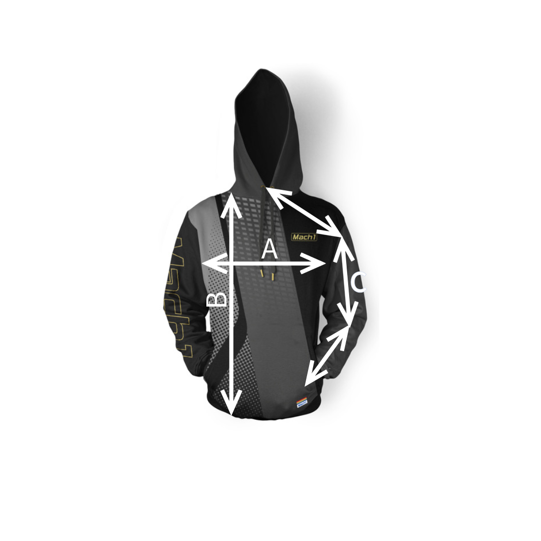Hoodie Mach1 Bold Style Größe:: M