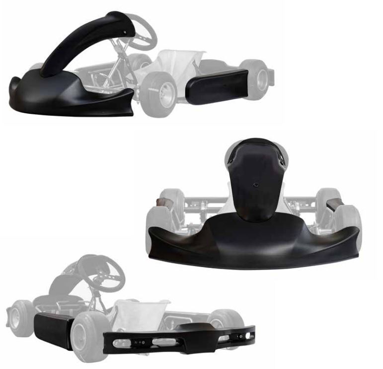 Heckauffahrschutz Mini KG HULK, schwarz