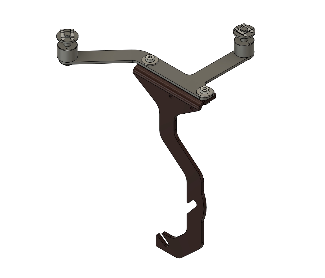 Halter Hinterachsabdeckung Cratos / JS1 EVO