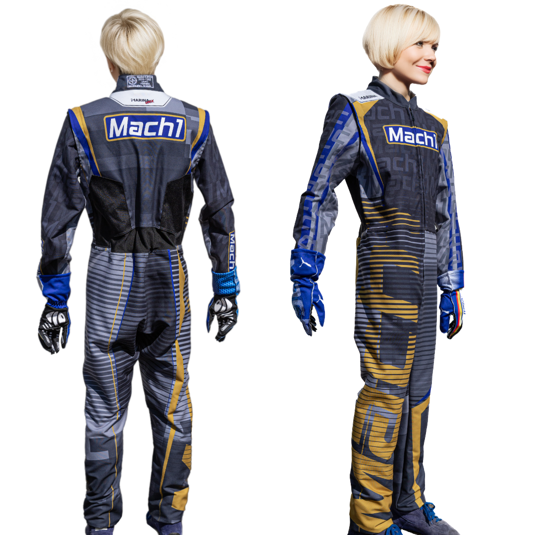 Mach1 UNIK Fahreranzug 2026 – FIA Level 2 | Voll personalisierbar Größe: 64