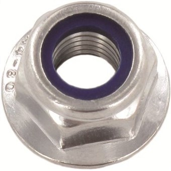 Mutter M12 stopp mit Bund DIN 6926