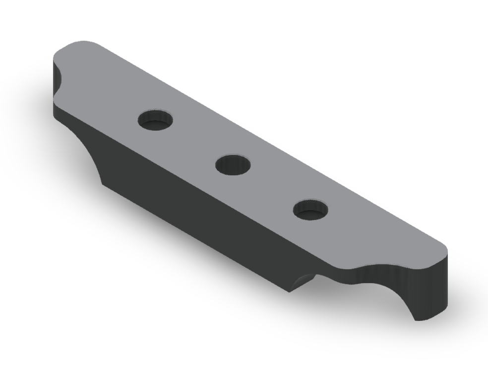 Motorbockschiene DD2 T52 Stahl