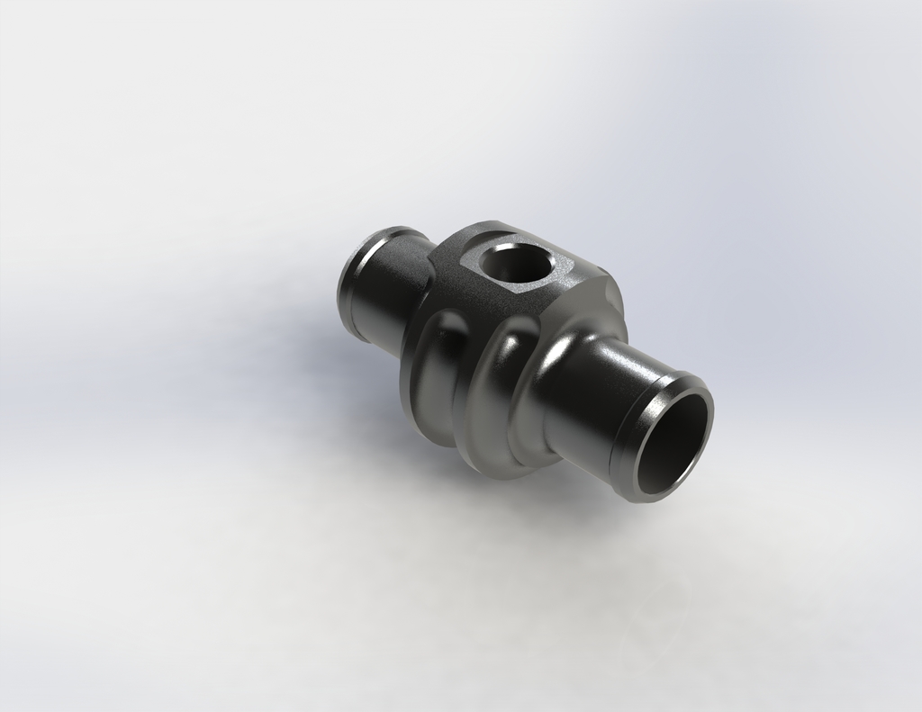 Wassertemperatur-Adapter T-Stück M10x1 ø17mm
